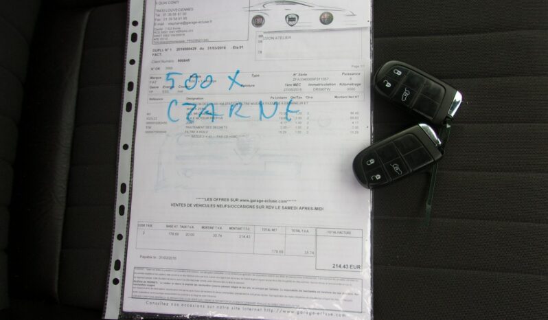 Fiat 500x Klimatronic 2-stref, Nawigacja, Alu 18″, Ele szyby, Ele lusterka full