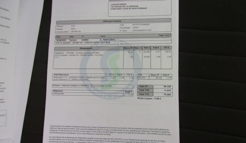 Fiat 500x Klimatronic 2-stref, Nawigacja, Alu 18″, Ele szyby, Ele lusterka full