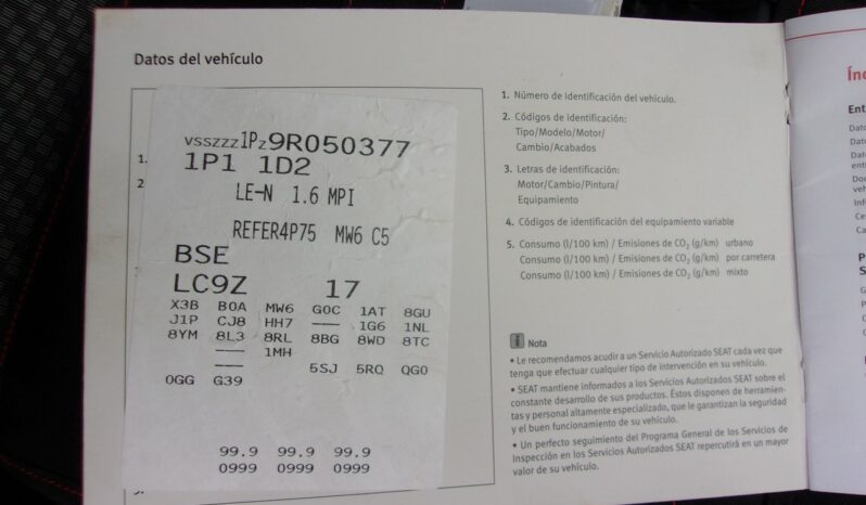 Seat Leon 1.6 Mpi 102 KM Sport Limited Klimatyzacja Alu-Felgi full