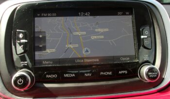 Fiat 500x 1.6 Pop Star, Klimatronic 2-stref, Półskóra, Nawigacja full