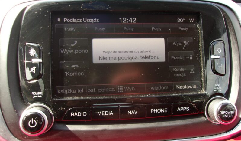 Fiat 500x 1.6 Pop Star, Klimatronic 2-stref, Półskóra, Nawigacja full