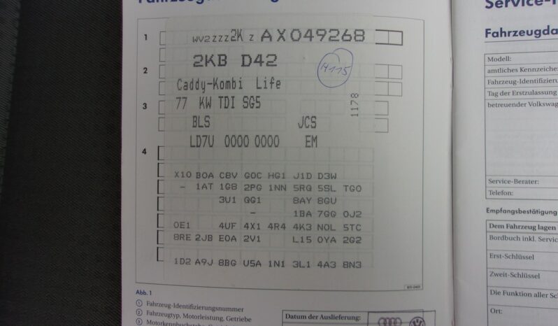 Volkswagen Caddy Klimatyzacja, Podgrz. fotele, Ele szyby, Ele lusterka, Hak full